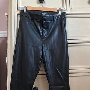 ZARA FAUX LEATHER PANTS